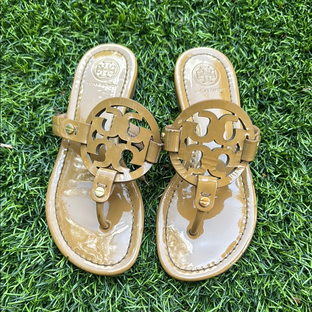 Tory Burch Tan Miller Sandals